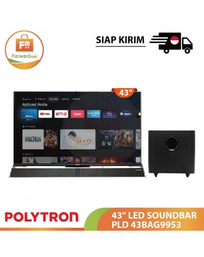 【IND】POLYTRON 43" LED SOUNDBAR PLD 43BAG9953