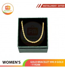 WOMEN'S GOLD BRACELET 999.9 GOLD -119288 : 18cm / 1.54錢 (5.78 gr)