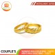 COUPLE'S 999.9 GOLD RING - 118371: 1.65錢 (6.19gr) (Men size 20)