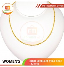 WOMEN'S GOLD NECKLACE 999.9 GOLD - 121146: 49 cm / 2.71錢 (10.16 gr)