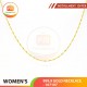 WOMEN'S GOLD NECKLACE 999.9 GOLD - 107197: 42cm / 0.60錢 (2.25 gr)