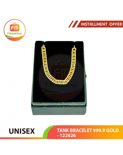 TANK BRACELET 999.9 GOLD - 122626: 18.5cm / 2.57錢(9.64gr)