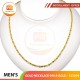 MEN'S GOLD NECKLACE 999.9 GOLD - 123019: 48cm / 4.38錢 (16.43 gr)