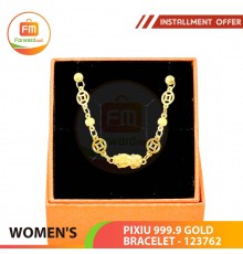 WOMEN'S PIXIU 999.9 GOLD BRACELET - 123762: 17.5cm / 1.48錢 (5.55gr)