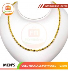 MEN'S GOLD NECKLACE 999.9 GOLD - 123306: 48cm / 5.01錢 (18.79 gr)