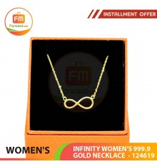 INFINITY WOMEN'S 999.9 GOLD NECKLACE  - 124619 38cm / 0.99錢 (3.71 gr)