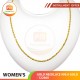 WOMEN'S GOLD NECKLACE 999.9 GOLD- 122660: 44 cm / 3.57錢 (13.39 gr)