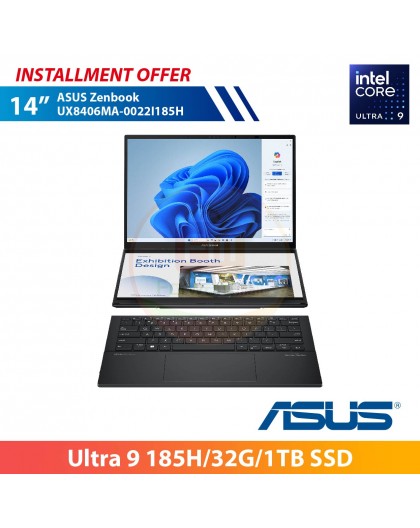 ASUS Zenbook UX8406MA-0022I185H 14"(Ultra 9 185H/32G/1TB SSD)