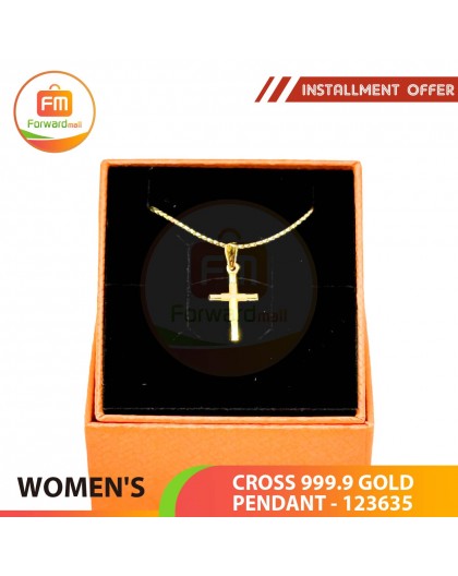 CROSS 999.9 GOLD PENDANT - 123635: 0.37錢(1.39gr)