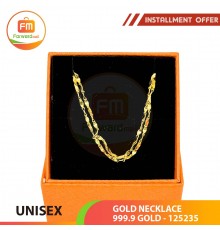 UNISEX GOLD NECKLACE 999.9 GOLD - 125235: 46cm