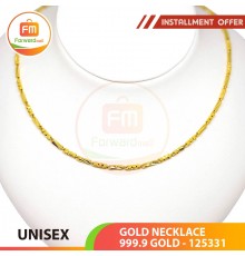 UNISEX GOLD NECKLACE 999.9 GOLD - 125331: 48.5cm
