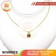 LETTER M 999.9 GOLD PENDANT - 125374