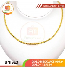 UNISEX GOLD NECKLACE 999.9 GOLD - 125336: 48.5cm