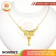 FLOWER WOMEN'S 999.9 GOLD NECKLACE SET 003: 42cm