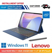 【IND】Lenovo 2in1 IdeaPad Duet 3i 11IAN8 2XID Intel N200 Win11 8GB 256GB SSD 11.5" 2K IPS Touch