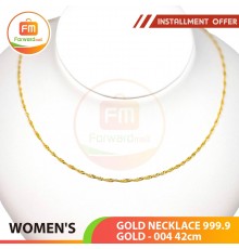 WOMEN'S 999.9 GOLD NECKLACE - 004: 42cm