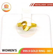 WOMEN'S 999.9 GOLD RING - 001