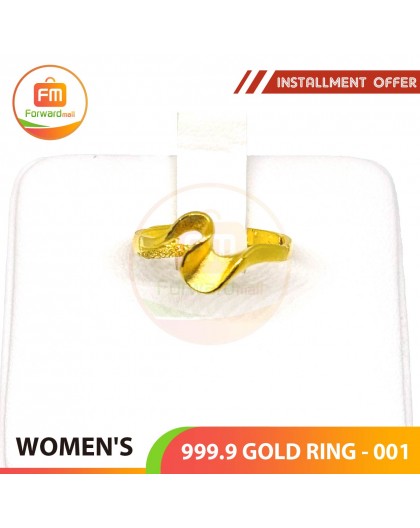 WOMEN'S 999.9 GOLD RING - 001