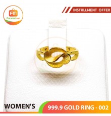 WOMEN'S 999.9 GOLD RING - 002