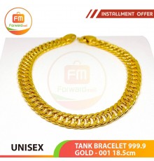 TANK BRACELET 999.9 GOLD - 001: 18.5cm