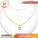 LETTER C 999.9 GOLD PENDANT - 001