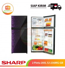 【IND】SHARP 2 Pintu 205L SJ-236MG-GB