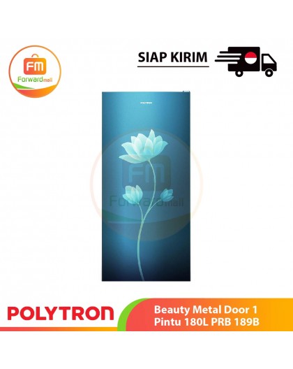 【IND】POLYTRON Beauty Metal Door 1 Pintu 180L PRB 189B