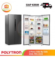 【IND】POLYTRON 2 Pintu Side By Side 450L PRS 455S