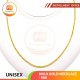 UNISEX 999.9 GOLD NECKLACE - 006: 48cm