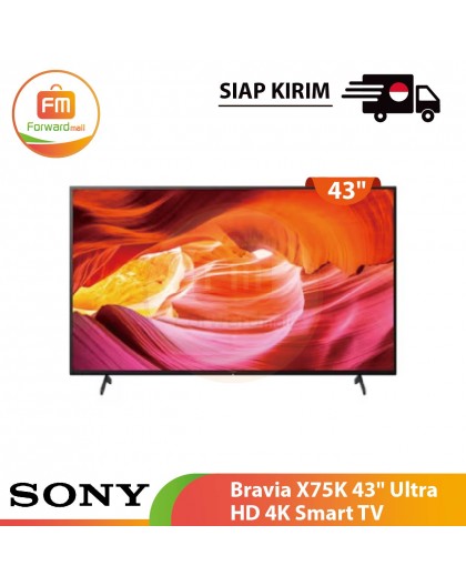 【IND】SONY Bravia X75K 43" Ultra HD 4K Smart TV