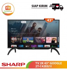 【IND】Sharp TV 2K 43“ GOOGLE 2T-C42EG1I