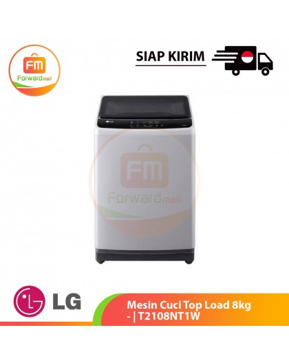 【IND】LG Mesin Cuci Top Load 8kg - | T2108NT1W