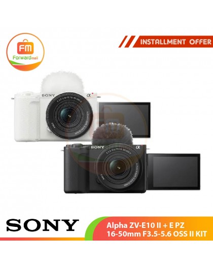 SONY Alpha ZV-E10 II + E PZ 16-50mm F3.5-5.6 OSS II KIT