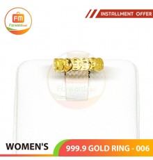 WOMEN'S 999.9 GOLD RING - 006