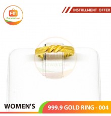 WOMEN'S 999.9 GOLD RING - 004