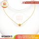 BALL WOMEN'S 999.9 GOLD NECKLACE SET 004: 38cm