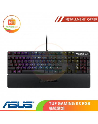 ASUS TUF GAMING K3 RGB機械鍵盤