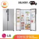 【PHIL】LG Refrigerator Side By Side Inverter 20 cu.ft - RVS-B200LS