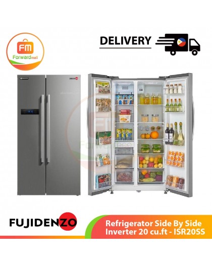 【PHIL】FUJIDENZO Refrigerator Side By Side Inverter 20 cu.ft - ISR20SS