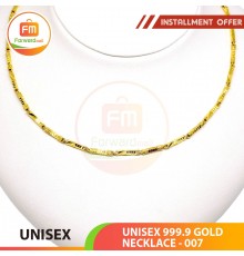 UNISEX 999.9 GOLD NECKLACE - 007: 55cm