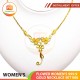 FLOWER WOMEN'S 999.9 GOLD NECKLACE SET 006: 42cm