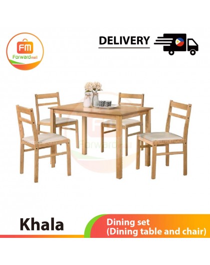 【PHIL】Khala Dining set (Dining table and chair)