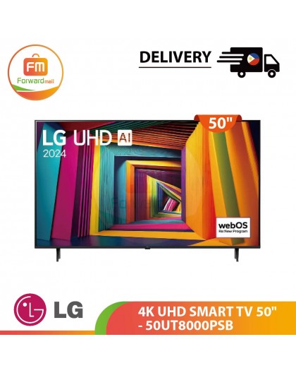 【PHIL】LG 4K UHD SMART TV 50" - 50UT8000PSB