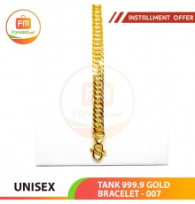 TANK 999.9 GOLD BRACELET - 007: 17cm