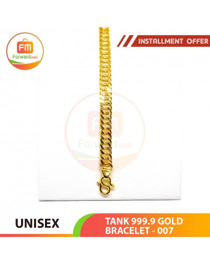 TANK 999.9 GOLD BRACELET - 007: 17cm