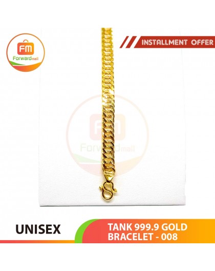 TANK 999.9 GOLD BRACELET - 008: 18cm