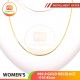 WOMEN'S 999.9 GOLD NECKLACE - 010: 45cm