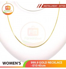 WOMEN'S 999.9 GOLD NECKLACE - 010: 45cm