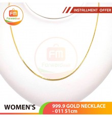 WOMEN'S 999.9 GOLD NECKLACE - 011: 51cm