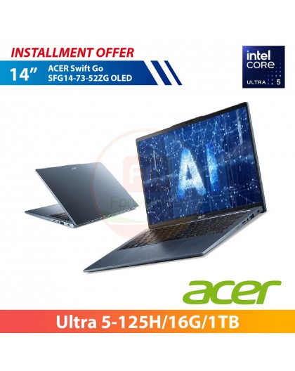 ACER Swift Go SFG14-73-52ZG OLED 14"(Ultra 5-125H/16G/1TB)